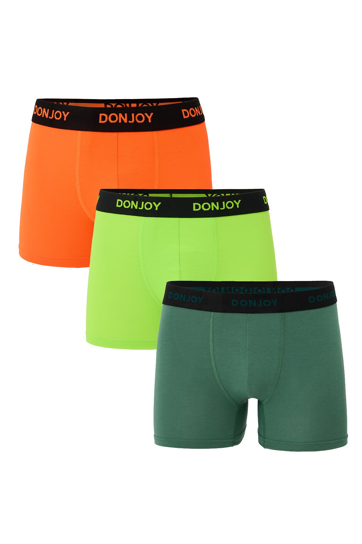 DJ105 Erkek 3'lü Pamuklu Penye Modal Beli Lastikli Boxer