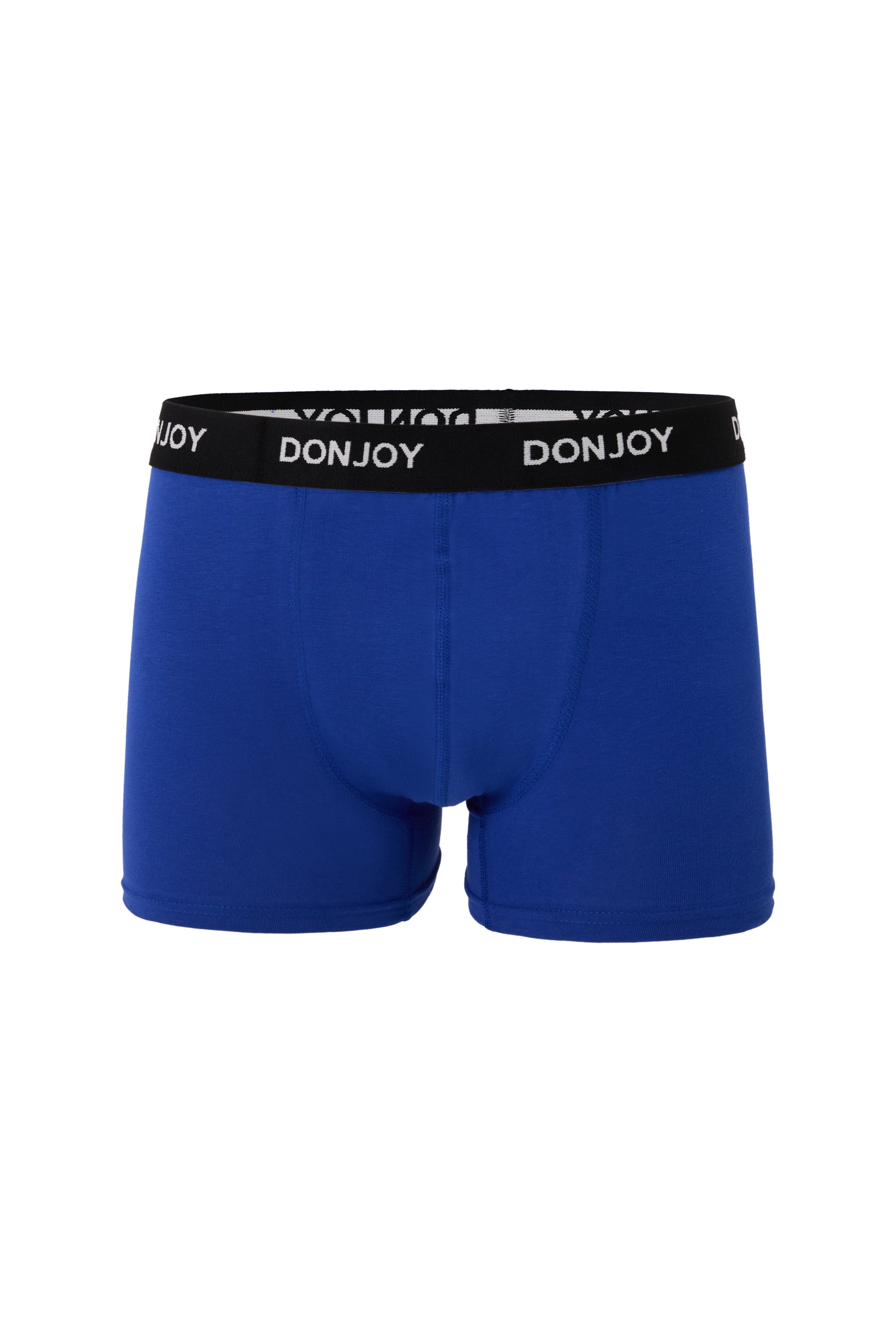 Erkek 3'lü Bambu Beli Lastikli Boxer