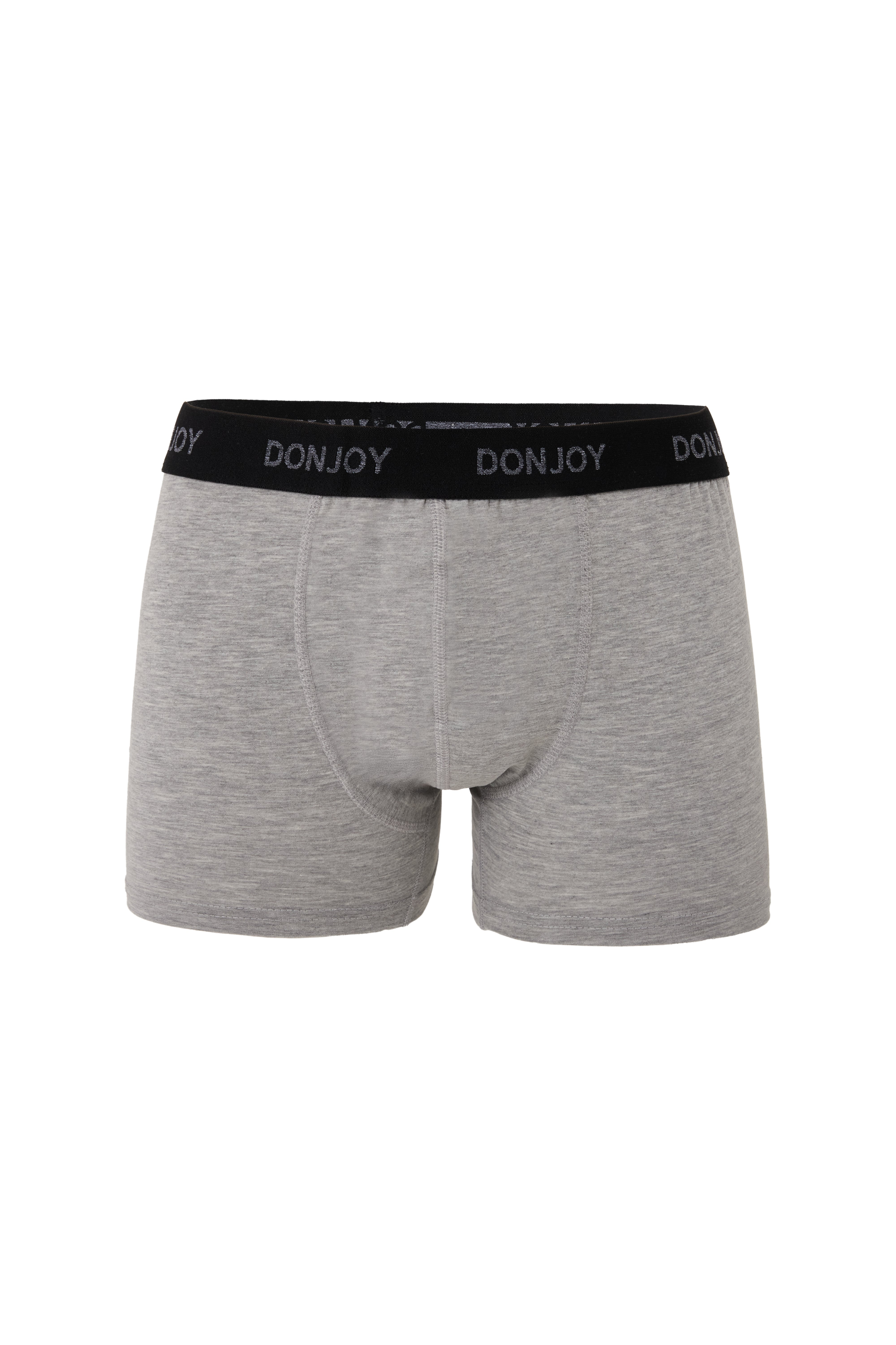 DJ104 Erkek 10'lu Karışık Desenli Pamuklu Penye Beli Lastikli Boxer
