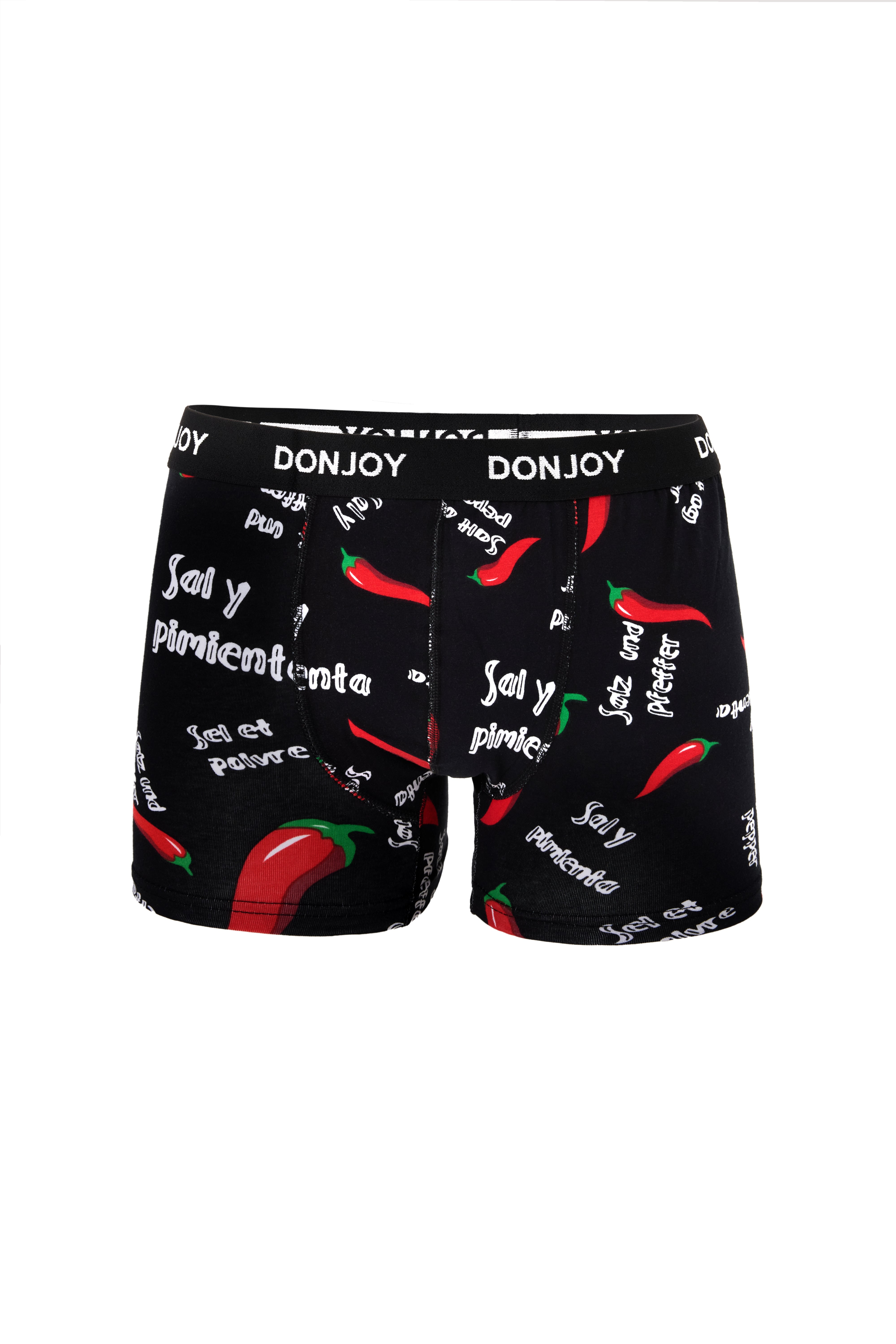 DJ104 Erkek 5'lİ Karışık Desenli Pamuklu Penye Beli Lastikli Boxer