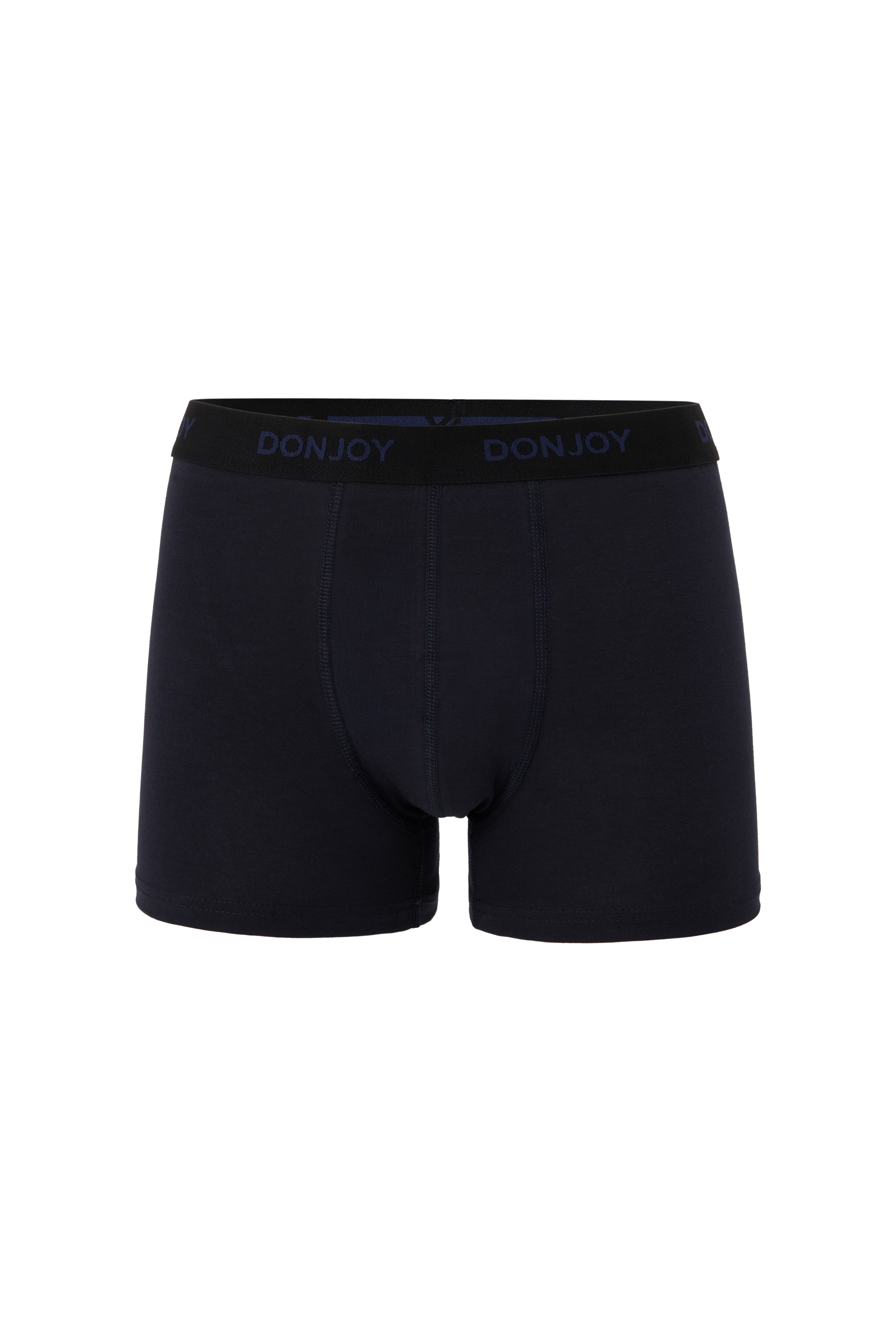 DJ103 Erkek 5'li Pamuklu Likralı Penye Beli Lastikli Boxer