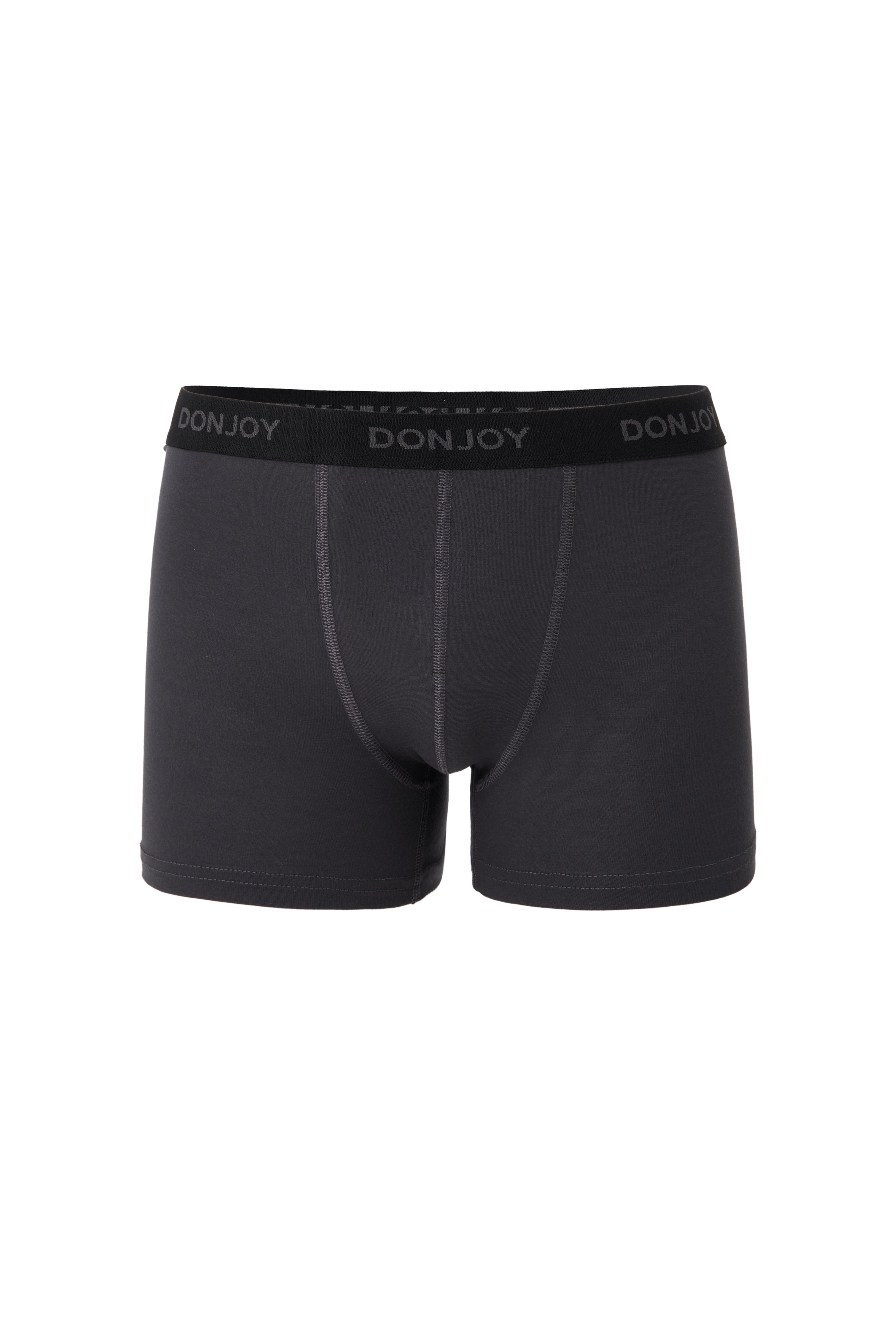 DJ105 Erkek 10'lu Pamuklu Penye Modal Beli Lastikli Boxer