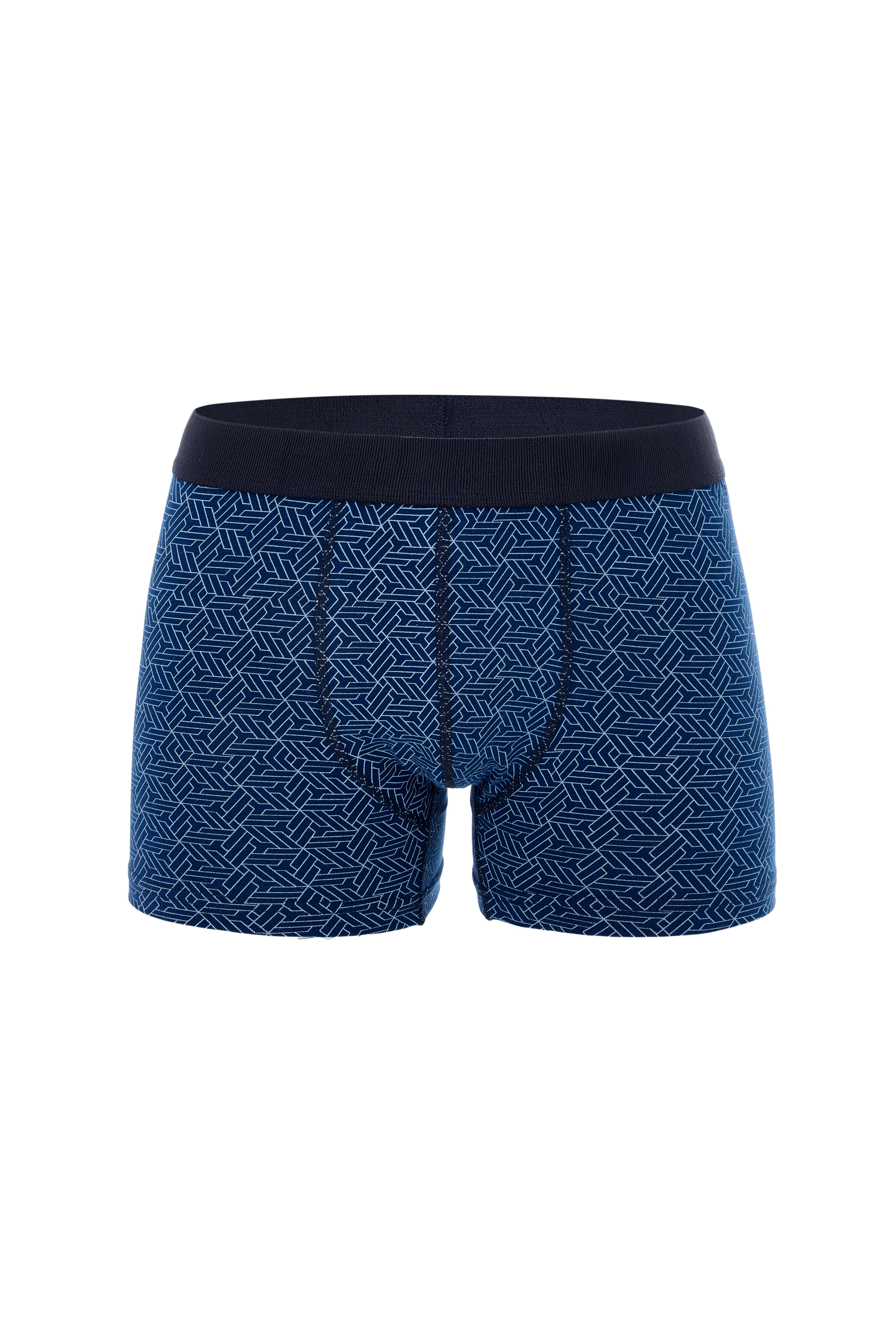 DJ109 Erkek 10'lu Dijital Baskılı Desenli Pamuklu Penye Boxer