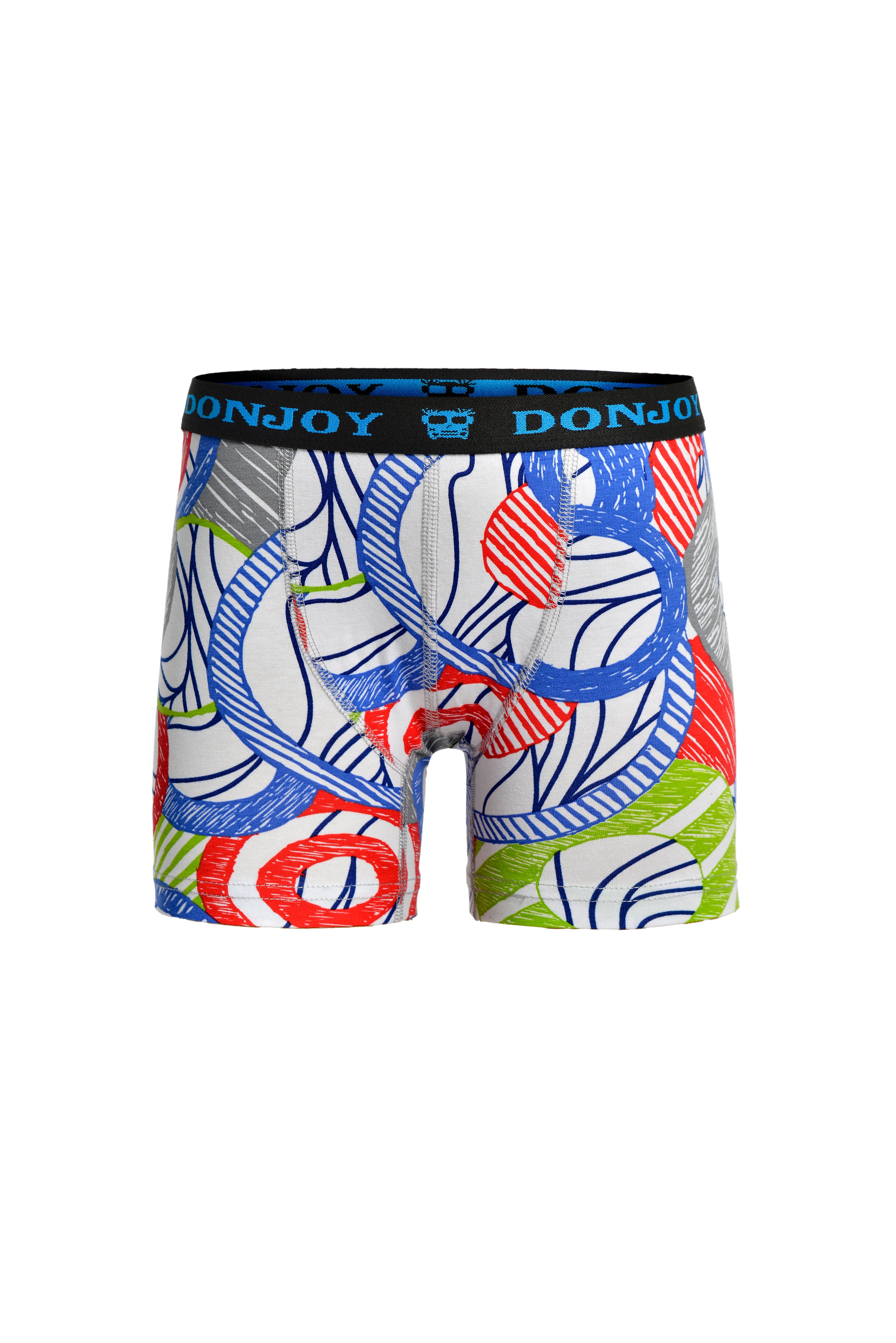 Erkek Çocuk 6'lı Penye Pamuklu Beli Lastikli Karışık Desenli Boxer