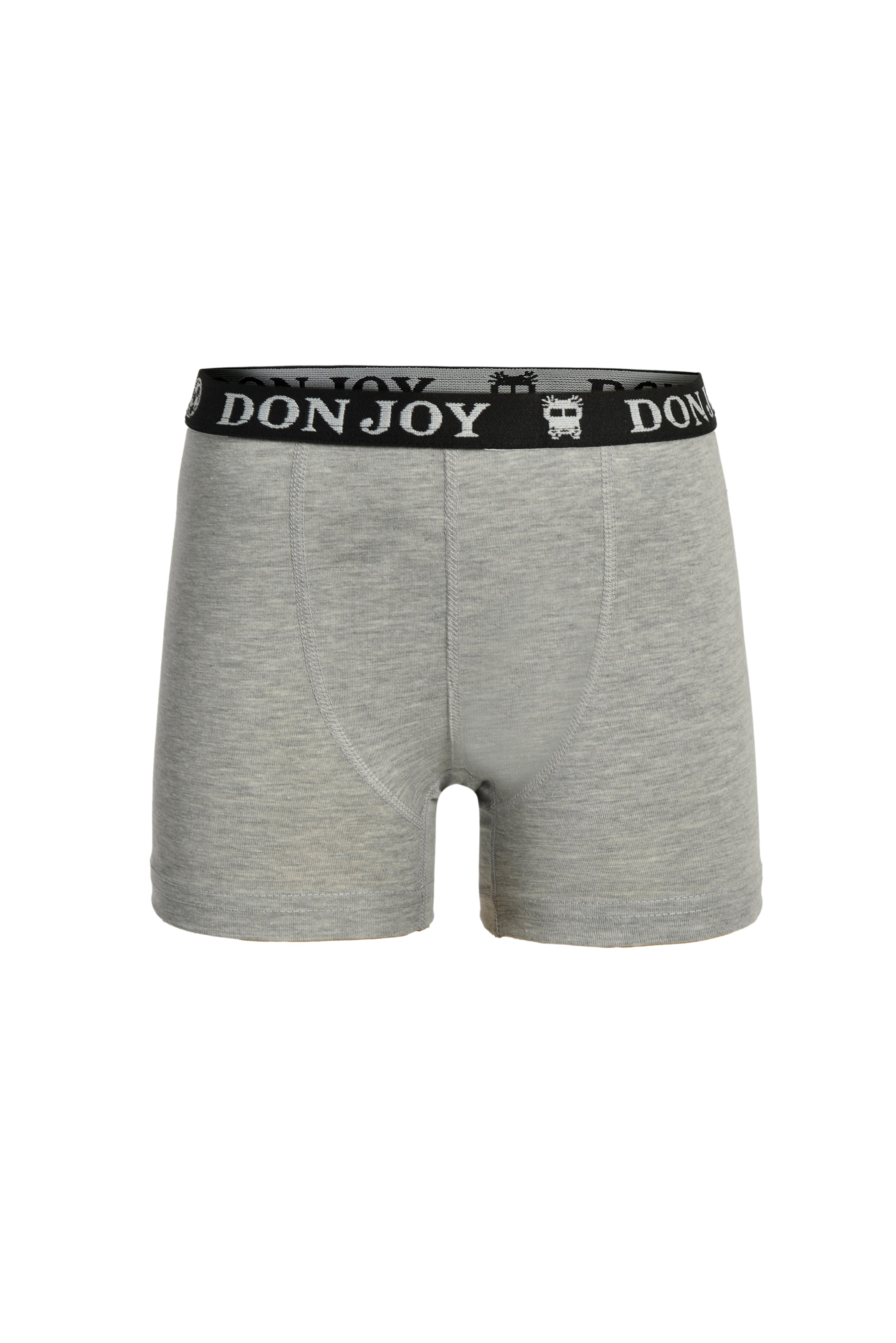 Erkek Çocuk 3'lü Penye Pamuklu Beli Lastikli Boxer